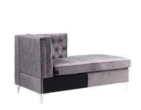 ACME 57373 Jaszira - Chaise - Gray Velvet