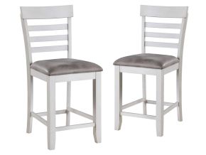 New Classic D7522-22 Richland - Counter Chair (Set of 2) - White