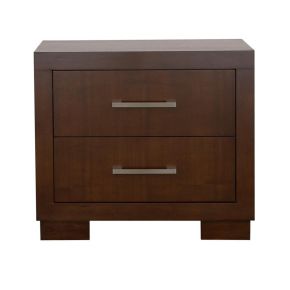 CoasterEssence 200712 Jessica - 2-Drawer Nightstand - Cappuccino
