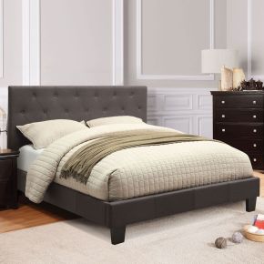 Furniture of America CM7200LB-Q-BED-VN Leeroy - Queen Bed - Gray