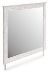 Signature Design by Ashley® PCB1171-36 Makidern - Bedroom Mirror - Whitewash