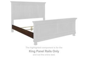 Millennium® by Ashley B697-97 Porter - King Panel Rails - Rustic Brown