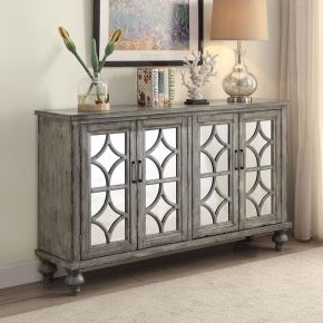 ACME 90280 Velika - 37" Console Cabinet - Weathered Gray