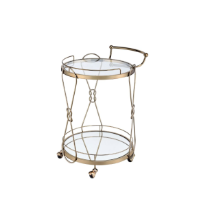 ACME 98940 Zekera - Serving Cart - Champagne