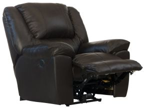 Catnapper 649104-1284/29-3084/29 Catnapper 649104-1284/29-3084/29 Transformer II - Power Wall Hugger Recliner - Chocolate Top Grain Italian Leather Match