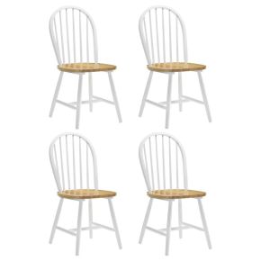 CoasterEveryday 4129 Cinder - Wood Dining Side Chair (Set of 4) - White