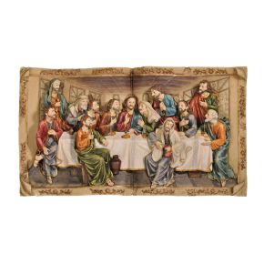 Furniture of America L92534-P5 Homili - Last Supper Plaque Book - Multi