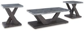 Ashley Furniture T400-13 Bensonale - Occasional Table Set (Set of 3) - Brown / Gray