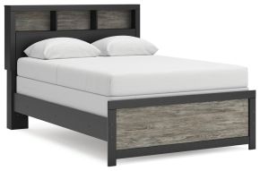 Ashley Furniture PCB1118B13 Ashley Furniture PCB1118B13 Broachmyn - Full Bookcase Bed - Black / Gray