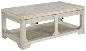 Ashley Furniture T755-9 Fregine - Whitewash - Lift Top Cocktail Table