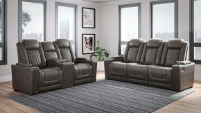 Signature Design by Ashley® 93003/15/18 Hyllmont - Gray - 2 Pc. - Power Sofa, Loveseat