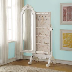 ACME 30520 Edalene - Jewelry Armoire - Pearl White
