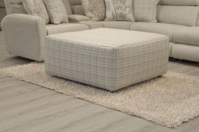 Catnapper 26112-2430/38 McPherson - Castered Cocktail Ottoman - White