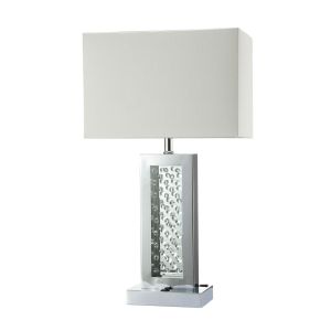 Furniture of America L76389CR Abbi - Table Lamp - White