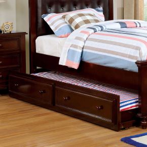 Furniture of America CM7155EX-TR Olivia - Trundle - Dark Walnut