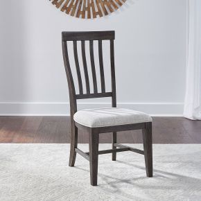 Liberty Furniture 207-C1501S Grant Park - Slat Back Side Chair (RTA) - Brown