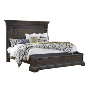 Pulaski Furniture P012-BR-K2 Caldwell - Queen Storage Bed - Dark Wood