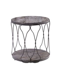 Furniture of America CM4171E Hawdon - End Table - Gray