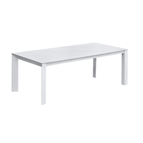Intercon AX-TA-4086-WHT-C Alexa - Outdoor Dining Table - White