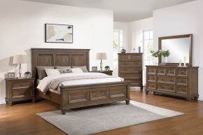 New Classic 00-B2114B-36N Mariana - Queen 6 Piece Bedroom Set (Bed, Dresser, Mirror, Chest, 2 Nightstands) - Brown