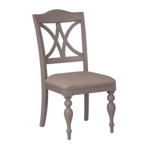 Liberty Furniture 407-C9001S Liberty Furniture 407-C9001S Summer House - Slat Back Side Chair - Dove Gray