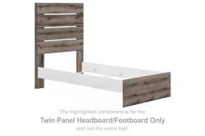 Signature Design by Ashley® PCB2405-53 Graystorm - Twin Panel Headboard/Footboard - Brown Gray