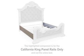 Signature Design by Ashley® PCB948-94 Bruchandi - California King Panel Rails - Antique White