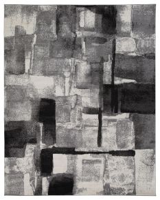 Ashley Furniture R404982 Brycebourne - 5' x 8' Rug - Black / Cream / Gray