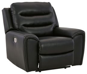 Signature Design by Ashley® 6110513 Warlin - Black - Pwr Recliner/Adj Headrest