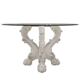 ACME DN01699 Dresden - Dining Table 33"L - Bone White Finish