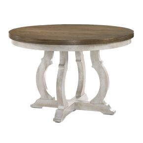 ACME DN01805 Cillin - Round Dining Table - Walnut & Antique White