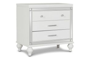 New Classic BA9698W-040 Valentino - Nightstand - White
