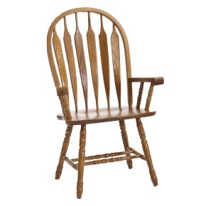 Intercon CO-CH-247SHA-CNT-SU Intercon CO-CH-247SHA-CNT-SU Classic Oak - Arrow Arm Chair - Chestnut