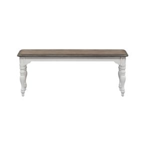 Liberty Furniture 244-C9000B Magnolia Manor - Dining Bench - Antique White