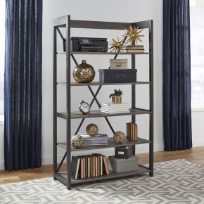 Liberty Furniture 686-HO201 Tanners Creek - Bookcase - Dark Gray