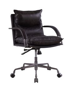 ACME 92538 Haggar - Executive Office Chair - Antique Slate Top Grain Leather
