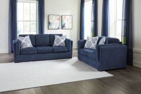 Benchcraft® 54502/38/35 Benchcraft® 54502/38/35 Evansley - 2 Pc. - Sofa, Loveseat - Navy