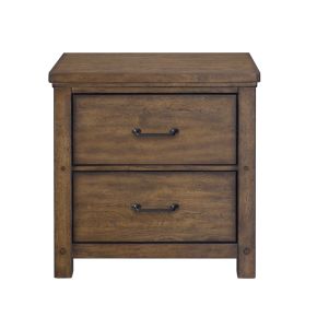 Samuel Lawrence Furniture S918-450 Cambridge - 2-Drawer Nightstand with USB - Brown