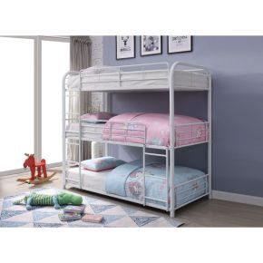 ACME 38115 Cairo - Triple Bunk Bed - Full - White