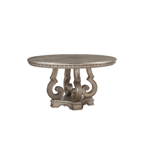 ACME 66915 Northville - Dining Table - Antique Silver
