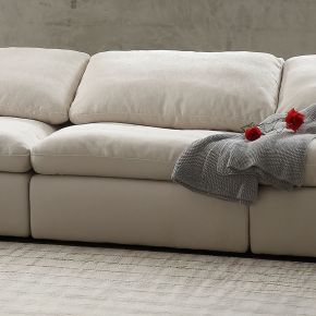 ACME LV55130 Naveen - Modular Armless Chair - Ivory Linen