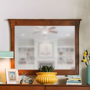 Furniture of America FOA7603M Keizer - Mirror - Dark Cherry