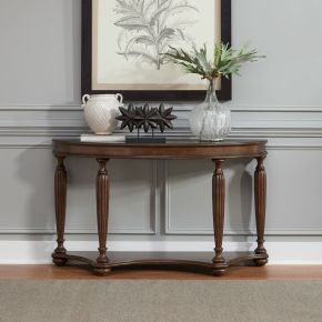 Liberty Furniture 418-OT1030 Allington - Demilune Sofa Table - Brown