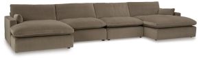 Signature Design by Ashley® 15706S8 Sophie - Cocoa - 4-Piece Sectional With Laf Corner Chaise