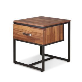 ACME 83317 Sara - I - End Table - Walnut & Sandy Black