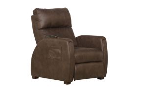 Catnapper 7641067-1276/89-1417/89 Catnapper 7641067-1276/89-1417/89 Relaxer - Fabric Power Headrest Power Lay Flat Reclining With Heat / Massage / Lumbar / Zero Gravity - Dark Brown