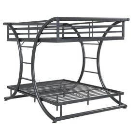 CoasterElevations 460078 Stephan - Metal Full Over Full Bunk Bed - Gunmetal