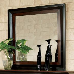 Furniture of America CM7152M Patra - Mirror - Acacia / Walnut