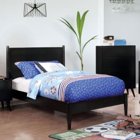 Furniture of America CM7386BK-T-BED Lennart - Twin Bed - Black