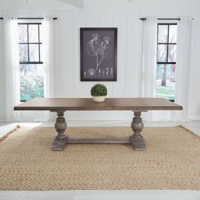 Liberty Furniture 237G-DR-TRS River Place - Trestle Table - Gray